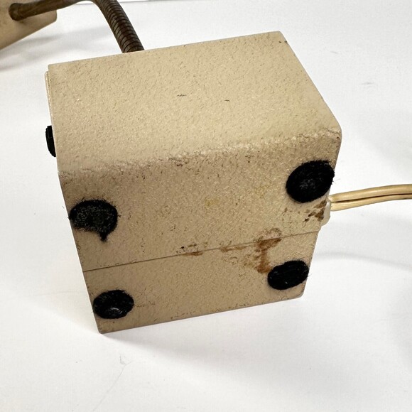 Vintage MCM Cream  Gooseneck Desk Lamp Adjustable Working - Picture 7 of 10